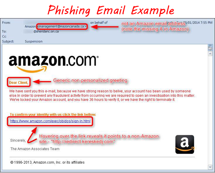 Phishing email 2